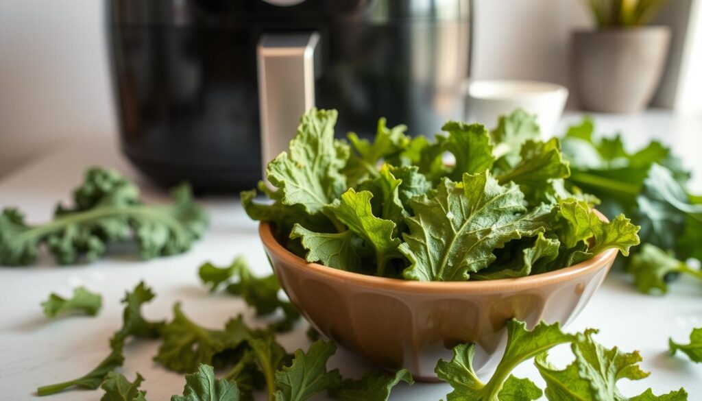 air fryer kale chips