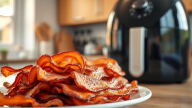 crispy bacon, breakfast sides