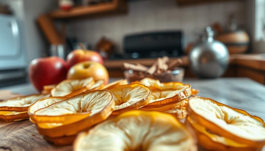 dried apple slices, healthy fruit chips