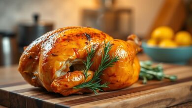 rotisserie style, roast chicken